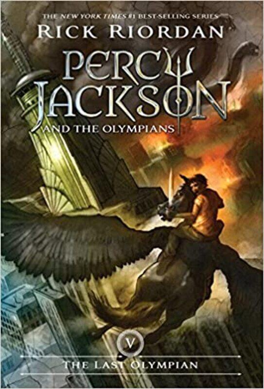 The Last Olympian (Percy Jackson & the Olympians, Book 5) Hardcover Illustrated, 5 May 2009by Rick Riordan (Author)
The Last Olympian (Percy Jackson & the Olympians, Book 5) Hardcover Illustrated, 5 May 2009by Rick Riordan (Author)