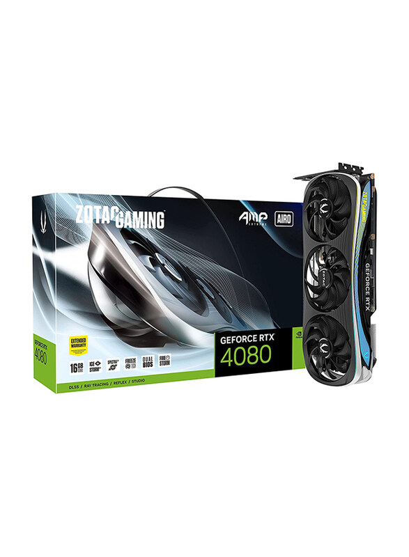 Zotac Gaming GeForce RTX 4080 16GB AMP Extreme AIRO GDDR6X 256-bit 22.4 Gbps PCIE 4.0 Graphics Card, IceStorm 2.0 Advanced Cooling, Spectra 2.0 RGB Li
Zotac Gaming GeForce RTX 4080 16GB AMP Extreme AIRO GDDR6X 256-bit 22.4 Gbps PCIE 4.0 Graphics Card, IceStorm 2.0 Advanced Cooling, Spectra 2.0 RGB Li