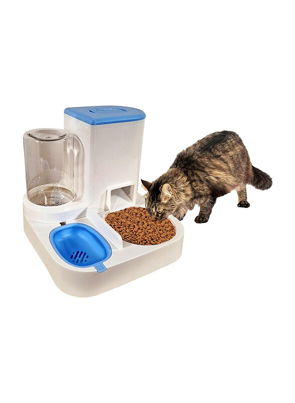 Majibao Pet Dry Food & Water Dispenser with White Plastic Container & Bottle for Water, 1.5 Kg, Blue/White
Majibao Pet Dry Food & Water Dispenser with White Plastic Container & Bottle for Water, 1.5 Kg, Blue/White