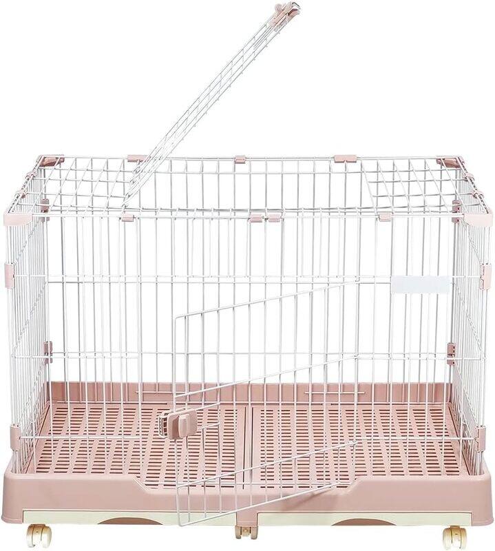 MAJIBAO Pet cage with Top Cover Design, Durable and Sturdy Carbon Steel Wire, Dog and Cat Playpen with Front Door, Pull-out Tray, Universal Wheels, and Secure
MAJIBAO Pet cage with Top Cover Design, Durable and Sturdy Carbon Steel Wire, Dog and Cat Playpen with Front Door, Pull-out Tray, Universal Wheels, and Secure