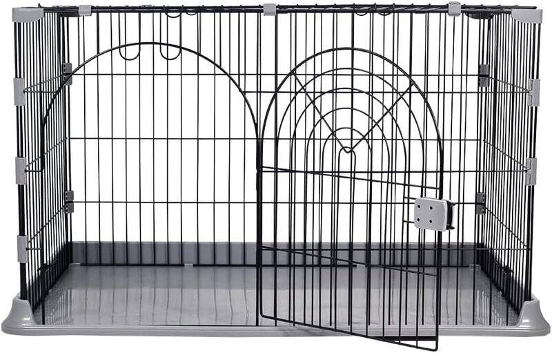 MAJIBAO Cat cage, Arched door design, Base widening buckle and door with push-pull switch, Indoor cat cage, Suitable for multiple cats, Easy to assemble and f
MAJIBAO Cat cage, Arched door design, Base widening buckle and door with push-pull switch, Indoor cat cage, Suitable for multiple cats, Easy to assemble and f