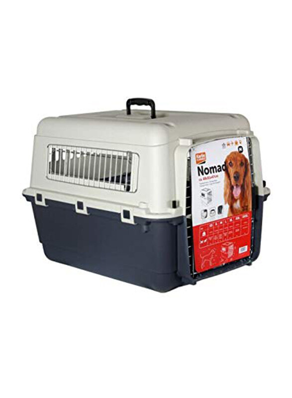 Generic Pet Carrier Box Lata with Flamingo Aviation Approved for Dog and Cat, Medium, White/Grey
Generic Pet Carrier Box Lata with Flamingo Aviation Approved for Dog and Cat, Medium, White/Grey