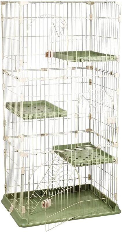 MAJIBAO Large Cat Cage with Metal Wire, Durable, Multiple Large Doors with Spring Lock, 1 Ladder & 3 Platforms, Cat Cage Playpen Kennel for Indoor & Outdoor,
MAJIBAO Large Cat Cage with Metal Wire, Durable, Multiple Large Doors with Spring Lock, 1 Ladder & 3 Platforms, Cat Cage Playpen Kennel for Indoor & Outdoor,