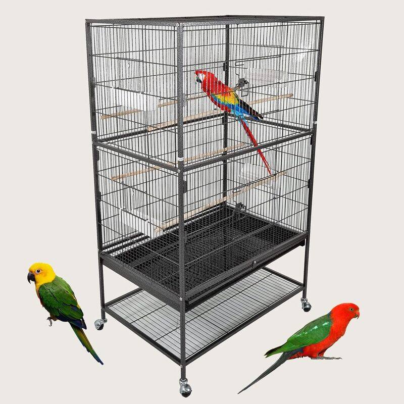 MAJIBAO Bird Cage, Strong cage, Food Containers, entertaining cage, Birds Village, Parrot Modern cage, Indoor use, Beautiful Design, Easy to Assemble, Black c
MAJIBAO Bird Cage, Strong cage, Food Containers, entertaining cage, Birds Village, Parrot Modern cage, Indoor use, Beautiful Design, Easy to Assemble, Black c