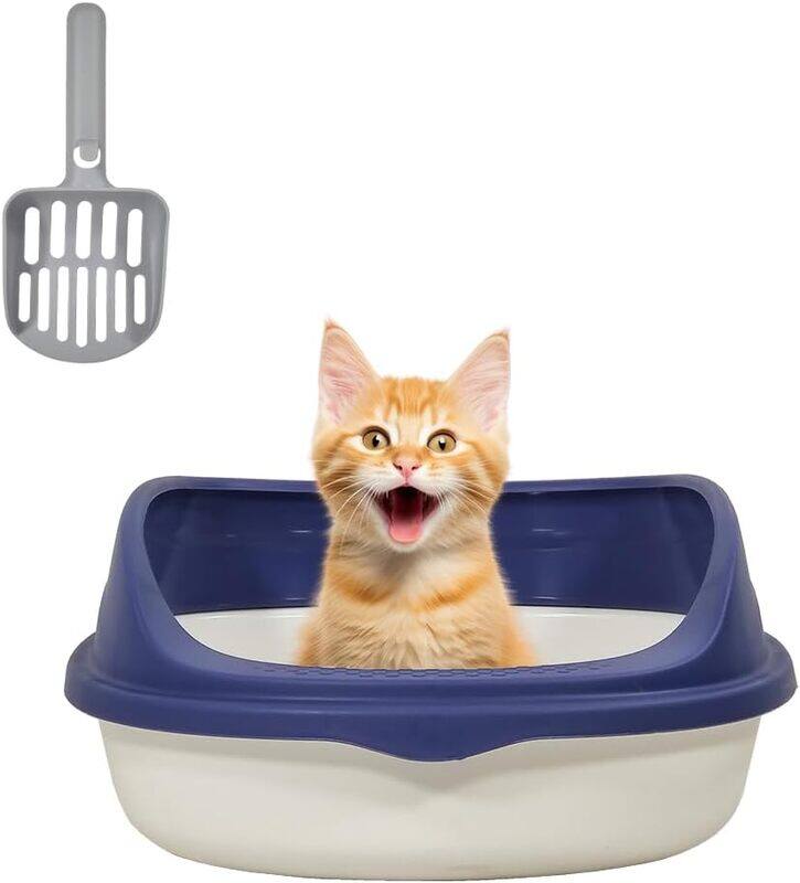 MAJIBAO Semi-enclosed litter box with litter scoop, Anti-splashing, Suitable for medium sized cat, Easy to clean and detachable fence, Open top high sided lit
MAJIBAO Semi-enclosed litter box with litter scoop, Anti-splashing, Suitable for medium sized cat, Easy to clean and detachable fence, Open top high sided lit