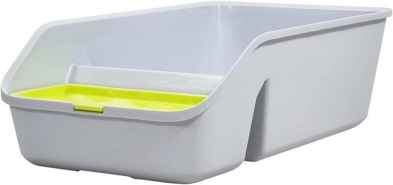 MAJIBAO Semi-enclosed cat litter box with Litter scoop storage and Low entrance, Anti-splash design cat litter box for indoor cats and kittens, Durable and ea
MAJIBAO Semi-enclosed cat litter box with Litter scoop storage and Low entrance, Anti-splash design cat litter box for indoor cats and kittens, Durable and ea