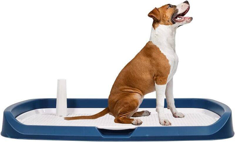 MAJIBAO Portable dog toilet, Dog pee pad holder with grid and removable column design for medium and large dogs, Indoor and outdoor dog training tray, Easy to
MAJIBAO Portable dog toilet, Dog pee pad holder with grid and removable column design for medium and large dogs, Indoor and outdoor dog training tray, Easy to