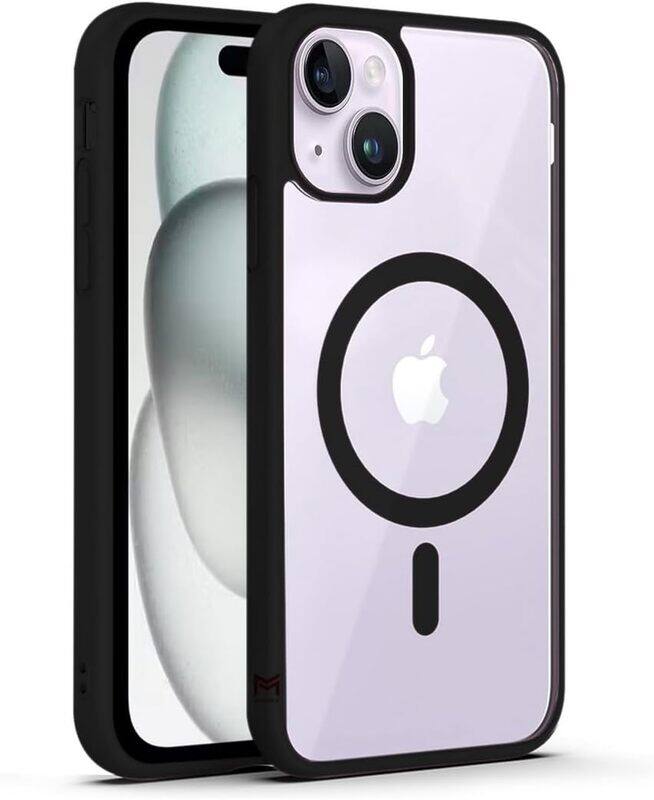 MARGOUN For iPhone 15 Plus Case With MagSafe Compatible Transparent Clear Acrylic with Color Frame Thick Hybrid TPU Hard Cover (Black)
MARGOUN For iPhone 15 Plus Case With MagSafe Compatible Transparent Clear Acrylic with Color Frame Thick Hybrid TPU Hard Cover (Black)