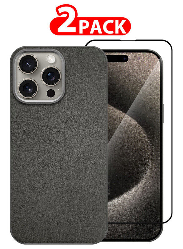 MARGOUN for iPhone 15 Pro 2 Pack Case Cover and Screen Protector Leather Case with Lens Frame Shockproof Full Body Protective Cover Crimson
MARGOUN for iPhone 15 Pro 2 Pack Case Cover and Screen Protector Leather Case with Lens Frame Shockproof Full Body Protective Cover Crimson
