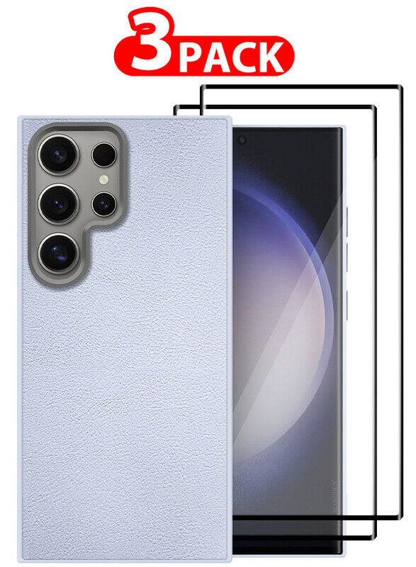 MARGOUN (for Samsung Galaxy S23 Ultra) 3 Pack Case Cover and 2 Screen Protectors Leather Case with Lens Frame Shockproof Full Body Protective Cover Li
MARGOUN (for Samsung Galaxy S23 Ultra) 3 Pack Case Cover and 2 Screen Protectors Leather Case with Lens Frame Shockproof Full Body Protective Cover Li