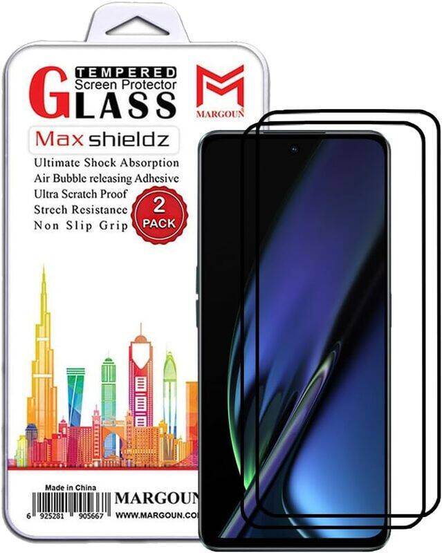 MARGOUN 2 Pack For OPPO K11x 5G Screen Protector Side Black Tempered Glass 9H Hardness Anti Finger-Print
MARGOUN 2 Pack For OPPO K11x 5G Screen Protector Side Black Tempered Glass 9H Hardness Anti Finger-Print