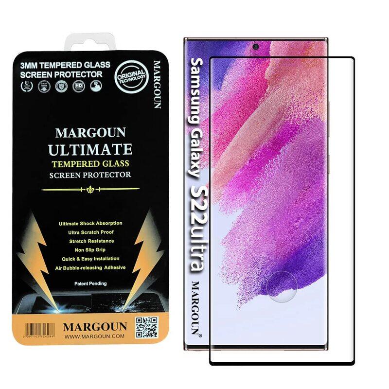 Margoun Samsung Galaxy S22 Ultra 5G Tempered Glass 9H Full Glue Curved Screen Protector, Clear
Margoun Samsung Galaxy S22 Ultra 5G Tempered Glass 9H Full Glue Curved Screen Protector, Clear