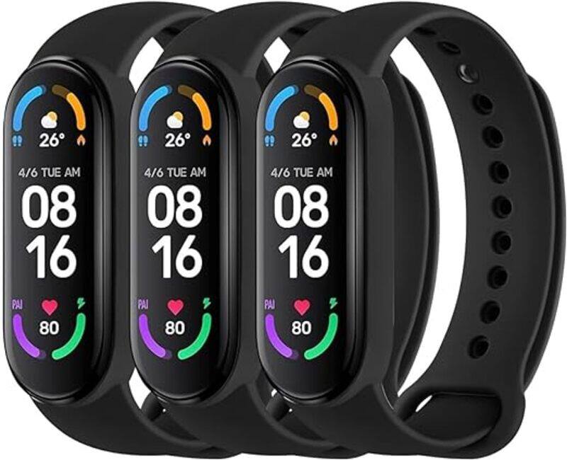 MARGOUN Bundle 3 Pack for Xiaomi Mi Band 6 Strap/Mi Band 5 Silicone Watch Band Smartwatch Wristband Replacement Accessories Strap Bracelet
MARGOUN Bundle 3 Pack for Xiaomi Mi Band 6 Strap/Mi Band 5 Silicone Watch Band Smartwatch Wristband Replacement Accessories Strap Bracelet