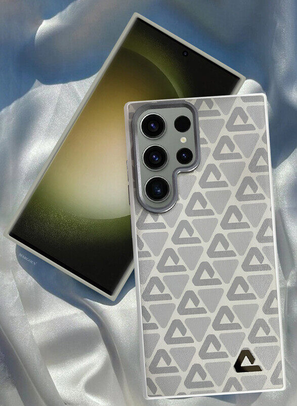 MARGOUN for Samsung Galaxy S23 Ultra Case Leather Back Cover Triangle Pattern Shockproof Protective Phone Case Light Beige
MARGOUN for Samsung Galaxy S23 Ultra Case Leather Back Cover Triangle Pattern Shockproof Protective Phone Case Light Beige