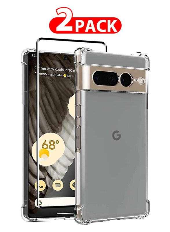 MARGOUN 2 Packs For Google Pixel 7 Pro TPU Case and Screen Protector Clear Anti-Yellowing Transparent Shockproof Protective Phone Case Scratch Resista
MARGOUN 2 Packs For Google Pixel 7 Pro TPU Case and Screen Protector Clear Anti-Yellowing Transparent Shockproof Protective Phone Case Scratch Resista