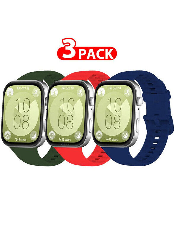 MARGOUN for Huawei Watch Fit 3 3 Pack Watch Band Soft Silicone Strap for Men Women Stylish Waterproof Watch Band
MARGOUN for Huawei Watch Fit 3 3 Pack Watch Band Soft Silicone Strap for Men Women Stylish Waterproof Watch Band