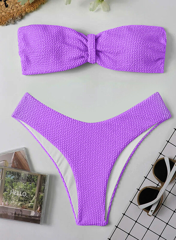 Generic MARGOUN Large Size Women's High Waist Swimsuit Women's Bandeau Lingerie Set Swimsuits Beachwear Set Purple/ L (Bust 91-96/Waist 71-76/Hip 96-101)/M881
Generic MARGOUN Large Size Women's High Waist Swimsuit Women's Bandeau Lingerie Set Swimsuits Beachwear Set Purple/ L (Bust 91-96/Waist 71-76/Hip 96-101)/M881