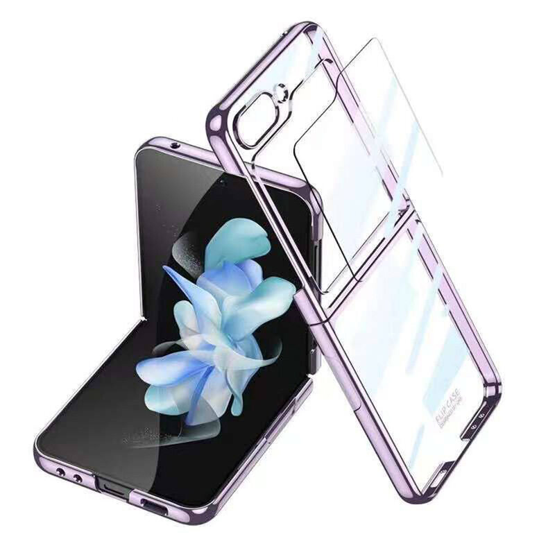 Not Applicable MARGOUN For Samsung Galaxy Z Flip 5, Electroplate Frame Clear Hard Case Transparent Full Protection Back Case Cover/Purple
Not Applicable MARGOUN For Samsung Galaxy Z Flip 5, Electroplate Frame Clear Hard Case Transparent Full Protection Back Case Cover/Purple