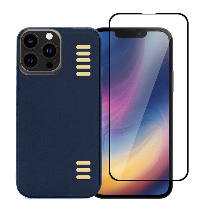 MARGOUN 2 Pack for iPhone 13 Pro Case Cover with Screen Protector Tempered Glass, Full Protection Back Case Splendid Series - Dark Blue
MARGOUN 2 Pack for iPhone 13 Pro Case Cover with Screen Protector Tempered Glass, Full Protection Back Case Splendid Series - Dark Blue