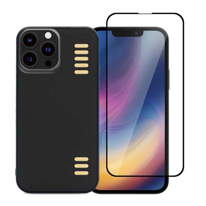 MARGOUN 2 Pack for iPhone 13 Pro Case Cover with Screen Protector Tempered Glass, Full Protection Back Case Splendid Series - Black
MARGOUN 2 Pack for iPhone 13 Pro Case Cover with Screen Protector Tempered Glass, Full Protection Back Case Splendid Series - Black