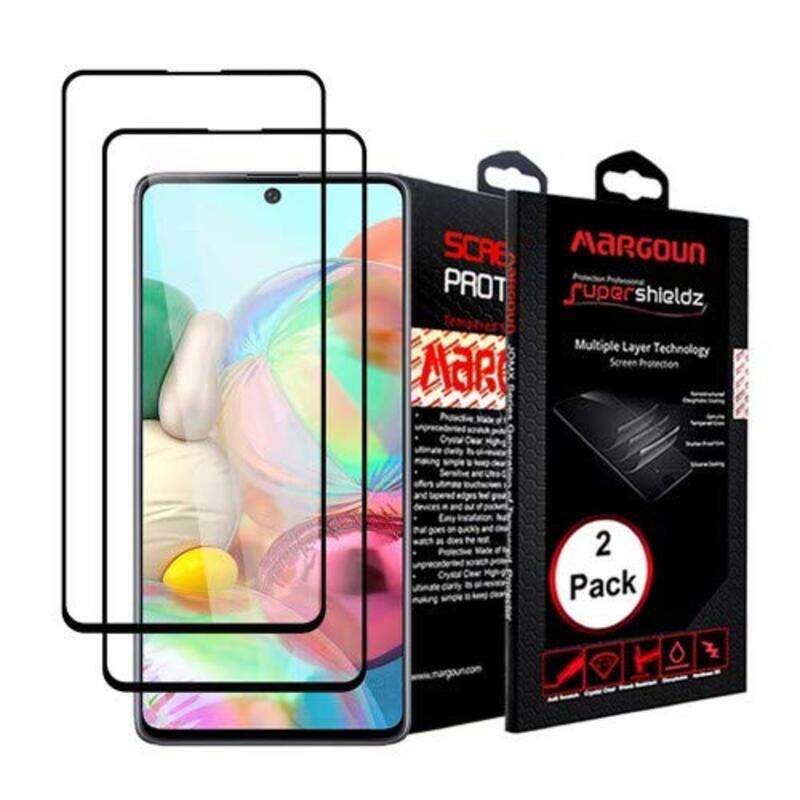 Margoun Samsung Galaxy A51 Mobile Phone 9D Premium Tempered Glass Screen Protector, 2 Pieces, Black
Margoun Samsung Galaxy A51 Mobile Phone 9D Premium Tempered Glass Screen Protector, 2 Pieces, Black
