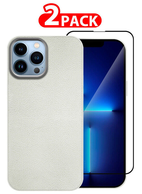 MARGOUN for iPhone 13 Pro Max 2 Pack Case Cover and Screen Protector Leather Case with Lens Frame Shockproof Full Body Protective Cover White
MARGOUN for iPhone 13 Pro Max 2 Pack Case Cover and Screen Protector Leather Case with Lens Frame Shockproof Full Body Protective Cover White