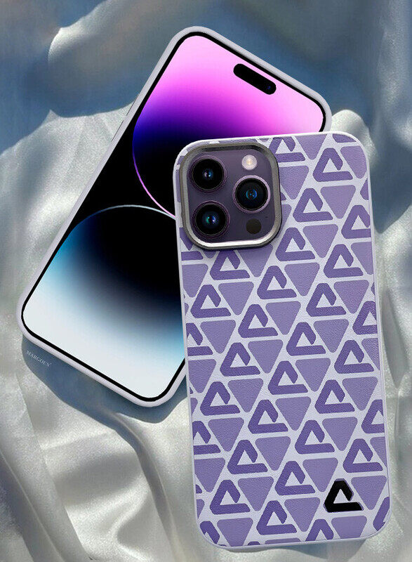 MARGOUN for iPhone 14 Pro Max Case Leather Back Cover Triangle Pattern Shockproof Protective Phone Case Purple
MARGOUN for iPhone 14 Pro Max Case Leather Back Cover Triangle Pattern Shockproof Protective Phone Case Purple