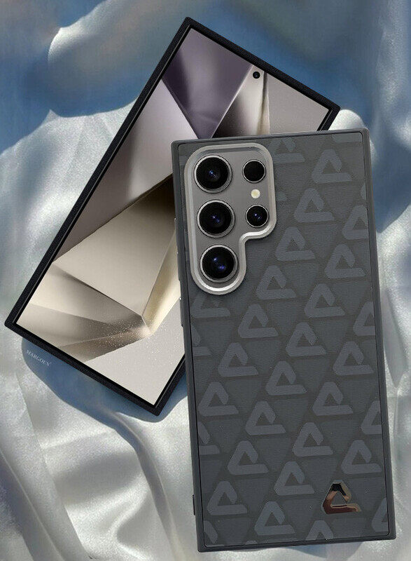 MARGOUN for Samsung Galaxy S24 Ultra Case Leather Back Cover Triangle Pattern Shockproof Protective Phone Case Black
MARGOUN for Samsung Galaxy S24 Ultra Case Leather Back Cover Triangle Pattern Shockproof Protective Phone Case Black