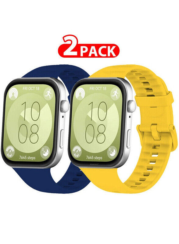 MARGOUN for Huawei Watch Fit 3 2 Pack Watch Band Soft Silicone Strap for Men Women Stylish Waterproof Watch Band
MARGOUN for Huawei Watch Fit 3 2 Pack Watch Band Soft Silicone Strap for Men Women Stylish Waterproof Watch Band
