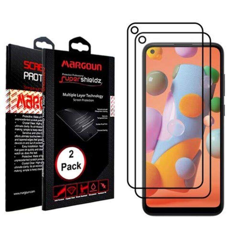 Margoun Samsung Galaxy A21s Mobile Phone 9D Premium Tempered Glass Screen Protector, 2 Pieces, Black
Margoun Samsung Galaxy A21s Mobile Phone 9D Premium Tempered Glass Screen Protector, 2 Pieces, Black