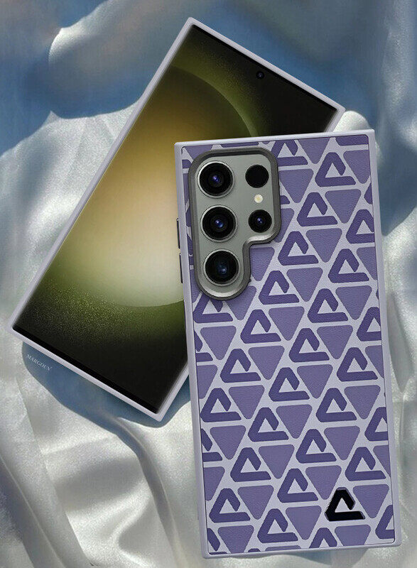 MARGOUN for Samsung Galaxy S23 Ultra Case Leather Back Cover Triangle Pattern Shockproof Protective Phone Case Purple
MARGOUN for Samsung Galaxy S23 Ultra Case Leather Back Cover Triangle Pattern Shockproof Protective Phone Case Purple