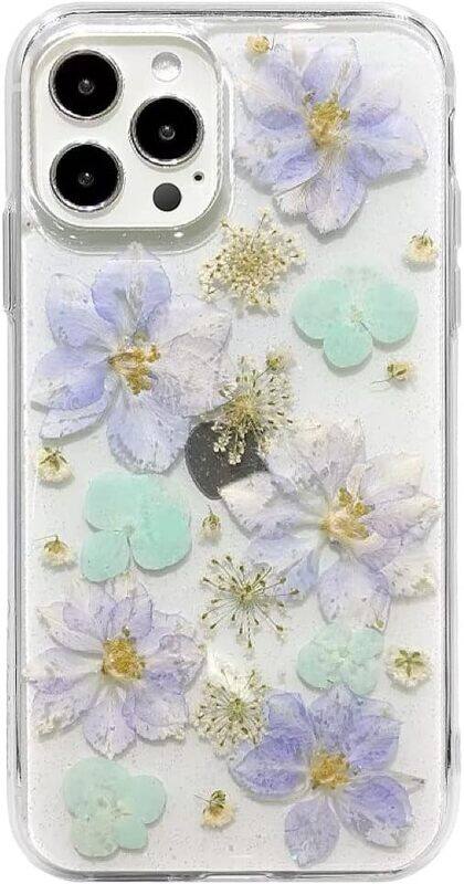 K-DOO For iPhone 12 pro max Flowers Series Case 3D Glitter Floral Shockproof Cover with Genuine Dried Flowers (Iphone 12 pro max Green/Purple)
K-DOO For iPhone 12 pro max Flowers Series Case 3D Glitter Floral Shockproof Cover with Genuine Dried Flowers (Iphone 12 pro max Green/Purple)