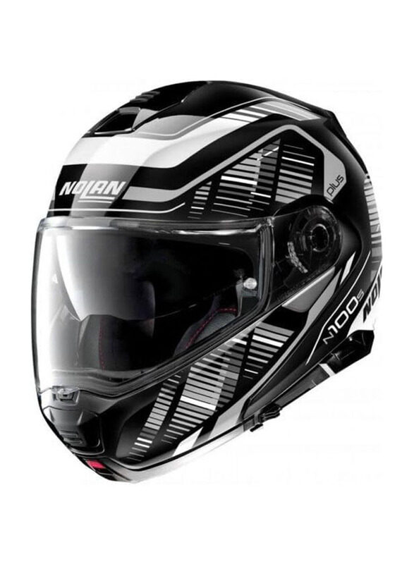 Nolan N100-5 Plus Starboard 44 Flip-Up Motorcycle Helmet, Large, Glossy Black/White
Nolan N100-5 Plus Starboard 44 Flip-Up Motorcycle Helmet, Large, Glossy Black/White