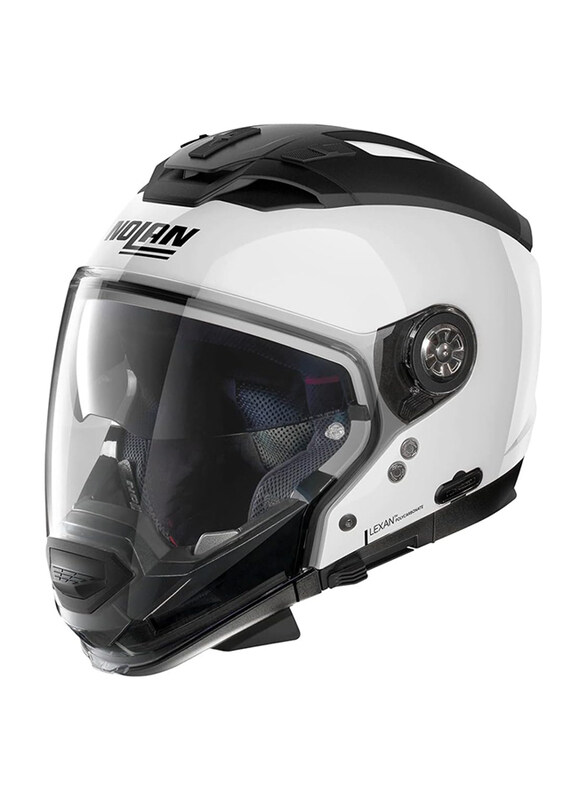 Nolan N70-2 GT Special N-Com 15 Convertible Helmet Pure, Large, White/Black
Nolan N70-2 GT Special N-Com 15 Convertible Helmet Pure, Large, White/Black