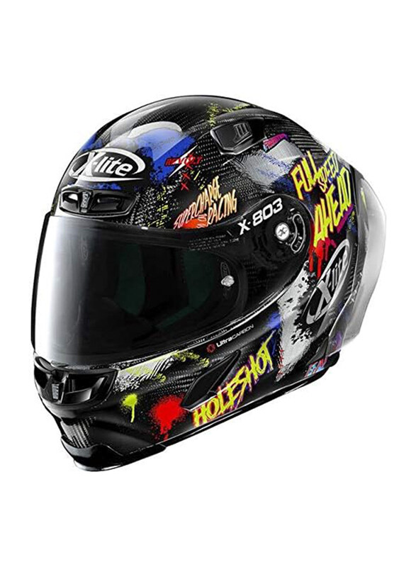 Nolan X-Lite X-803 RS Ultra Carbon Holeshot 034 Motorcycle Helmet, Multicolour, Medium
Nolan X-Lite X-803 RS Ultra Carbon Holeshot 034 Motorcycle Helmet, Multicolour, Medium