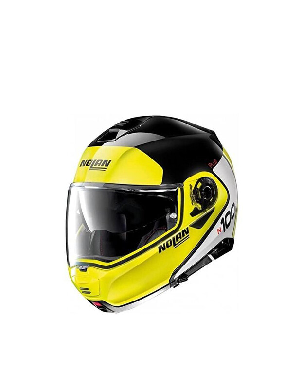 Nolan Distinctive N-Com 028 Flip-Up Glossy Motorcycle Helmet, Small, N100-5 Plus, Black/Yellow
Nolan Distinctive N-Com 028 Flip-Up Glossy Motorcycle Helmet, Small, N100-5 Plus, Black/Yellow