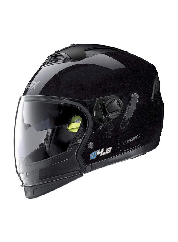 Nolan G4.2 Pro Kinetic 21 N-Com Full-Face Crossover Helmet, Double Extra Large, Metal Black
Nolan G4.2 Pro Kinetic 21 N-Com Full-Face Crossover Helmet, Double Extra Large, Metal Black