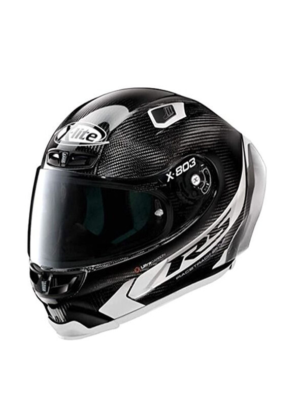 Nolangroup Spa X-Lite X-803 RS Ultra Carbon 014 Hot Lap Racing Motorcycle Helmet, White/Black, Large
Nolangroup Spa X-Lite X-803 RS Ultra Carbon 014 Hot Lap Racing Motorcycle Helmet, White/Black, Large