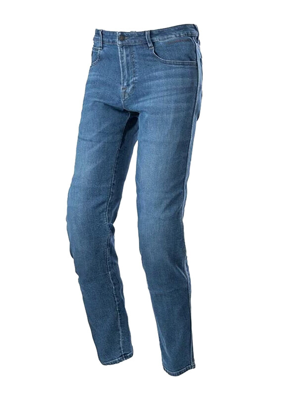 Alpinestars S.P.A. Radon Relaxed Fit Denim Motorcycle Riding Pants for Men, 32/34, Rinse Blue
Alpinestars S.P.A. Radon Relaxed Fit Denim Motorcycle Riding Pants for Men, 32/34, Rinse Blue