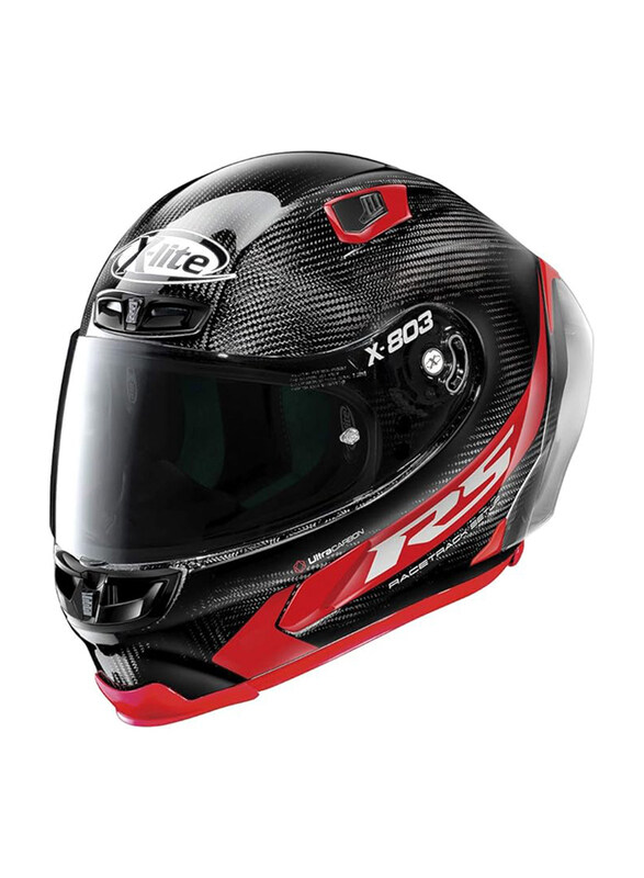 Nolan X-Lite X-803 RS Ultra Carbon 013 Hot Lap Racing Motorcycle Helmet, Large, Black/Red
Nolan X-Lite X-803 RS Ultra Carbon 013 Hot Lap Racing Motorcycle Helmet, Large, Black/Red