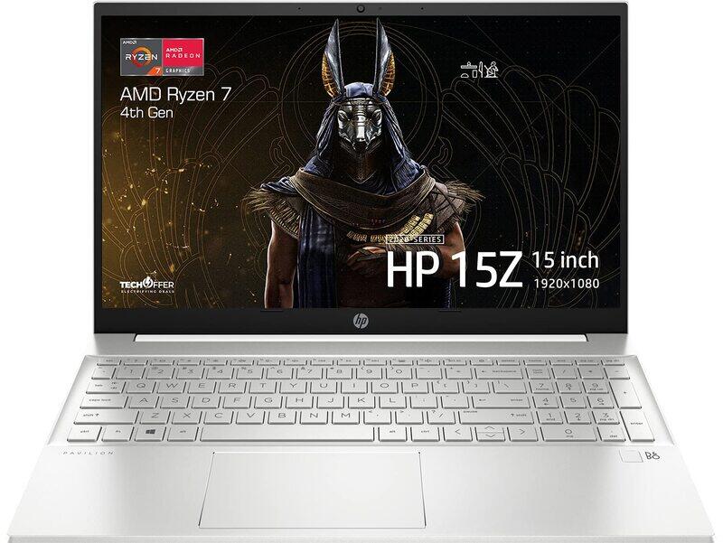 HP Pavilion 15-EH0097NR Laptop, 15.6" FHD IPS Display, AMD Ryzen 7 4700U, 512GB SSD, 16GB DDR4 RAM, AMD Radeon, EN KB, Win10, Natural Silver
HP Pavilion 15-EH0097NR Laptop, 15.6" FHD IPS Display, AMD Ryzen 7 4700U, 512GB SSD, 16GB DDR4 RAM, AMD Radeon, EN KB, Win10, Natural Silver