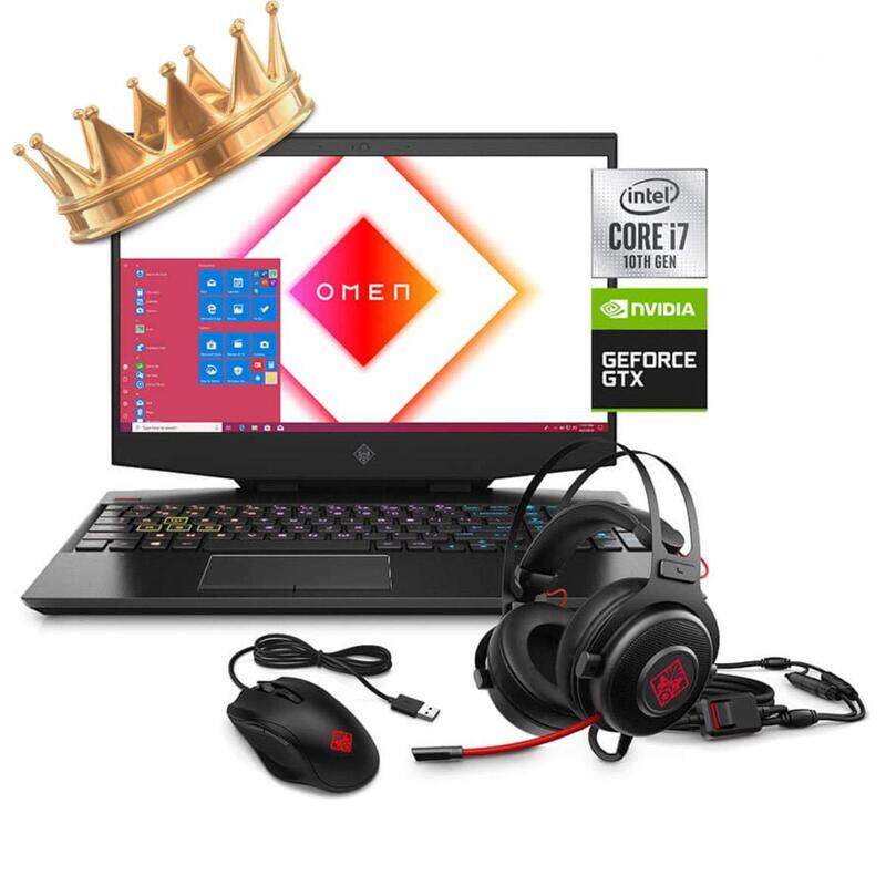 HP Omen 15 Gaming Laptop, 15.6" FHD Display, Intel Core i7 10th Gen 2.6 GHz, 256GB SSD, 32GB RAM, NVIDIA GTX 1660Ti 6GB Graphics, EN KB, Win 10, Black
HP Omen 15 Gaming Laptop, 15.6" FHD Display, Intel Core i7 10th Gen 2.6 GHz, 256GB SSD, 32GB RAM, NVIDIA GTX 1660Ti 6GB Graphics, EN KB, Win 10, Black