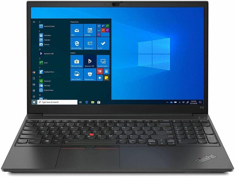 Lenovo ThinkPad E15 Notebook, 15.6" FHD Display, Intel Core i7-10510U 10th Gen 1.8GHz, 512GB SSD, 16GB RAM, Intel Graphics, EN-AR KB, Win10 Pro, Black
Lenovo ThinkPad E15 Notebook, 15.6" FHD Display, Intel Core i7-10510U 10th Gen 1.8GHz, 512GB SSD, 16GB RAM, Intel Graphics, EN-AR KB, Win10 Pro, Black