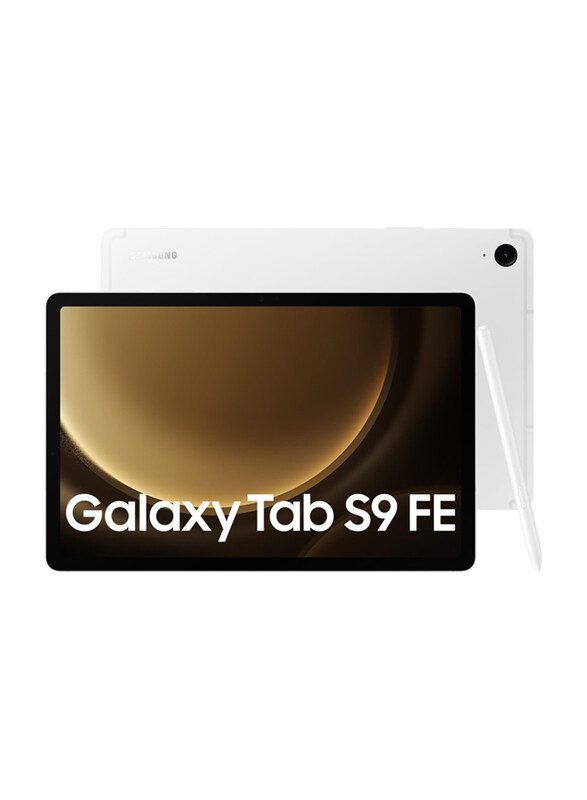 Samsung Galaxy Tab S9 FE 128GB Silver 10.9-Inch Tablet, 6GB RAM, WiFi Only, UAE Version
Samsung Galaxy Tab S9 FE 128GB Silver 10.9-Inch Tablet, 6GB RAM, WiFi Only, UAE Version