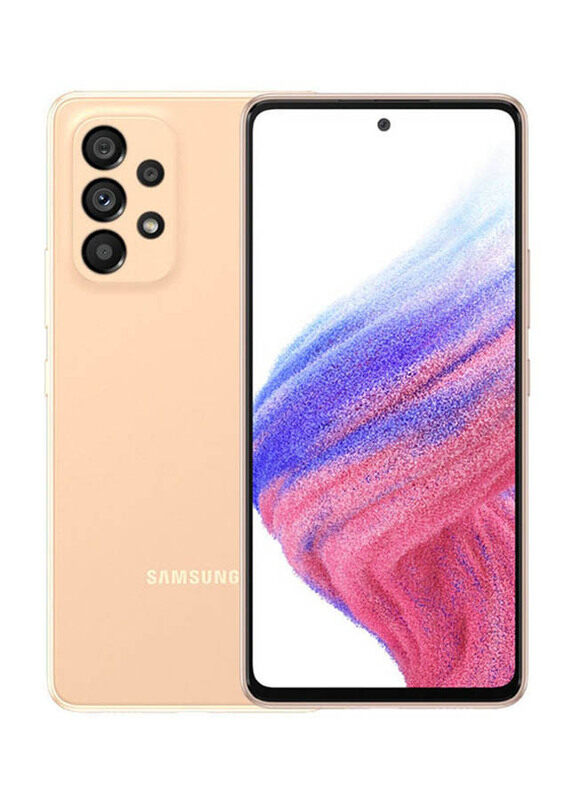 Samsung Galaxy A53 256GB Awesome Peach, 8GB RAM, 5G, Dual SIM Smartphone (Middle East Version)
Samsung Galaxy A53 256GB Awesome Peach, 8GB RAM, 5G, Dual SIM Smartphone (Middle East Version)
