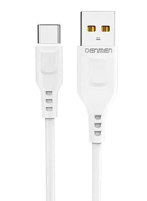 Denmen 1 Meter USB Type-C Data Cable, USB Type-A Male to USB Type-C for Smartphones, D01T, White
Denmen 1 Meter USB Type-C Data Cable, USB Type-A Male to USB Type-C for Smartphones, D01T, White