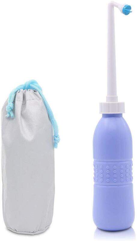 Generic Large Portable Handheld Travel Shattaf Bidet Bottle Toilet and Spray Seat, 650ml, Blue
Generic Large Portable Handheld Travel Shattaf Bidet Bottle Toilet and Spray Seat, 650ml, Blue