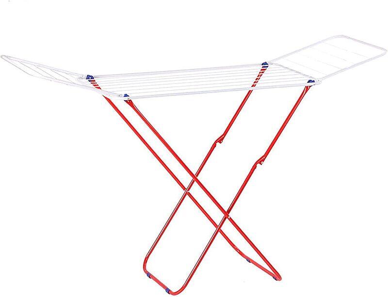 Generic Butterfly Steel X-Leg Indoor Cloth Dryer Portable House Flexible Stand, White/Red
Generic Butterfly Steel X-Leg Indoor Cloth Dryer Portable House Flexible Stand, White/Red