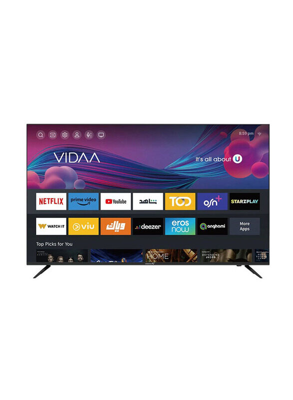 Videocon 55-Inch LED Edgeless 4K UHD Smart TV With Bluetooth, Voice Mouse And Dolby Audio (2024), E55ELVD1100, Black
Videocon 55-Inch LED Edgeless 4K UHD Smart TV With Bluetooth, Voice Mouse And Dolby Audio (2024), E55ELVD1100, Black