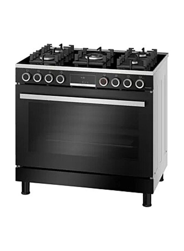 Bosch 5 Gas Burner Free Standing Stainless Steel Cooker, HJY5G7V60M, Black/Silver
Bosch 5 Gas Burner Free Standing Stainless Steel Cooker, HJY5G7V60M, Black/Silver